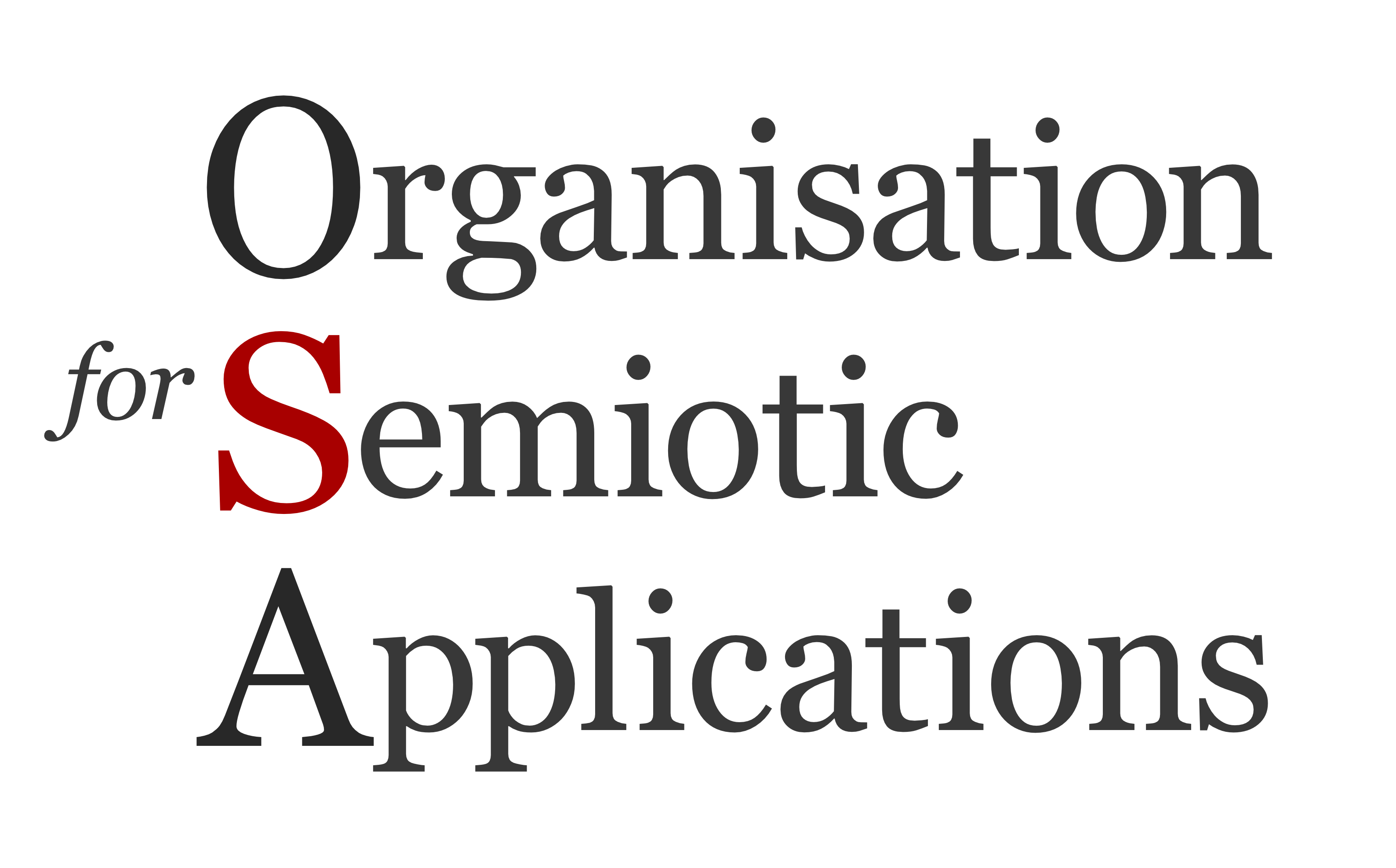 Organization for Semiotic Applications